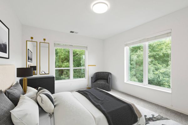 Staged Bedroom at 3800 Ballantrae Rd, Unit 308